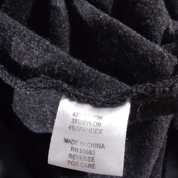 Athena Marie Rayon Gray Casual Pull-On Flat Front Pants Women's Size Medium - Picture 8 of 9